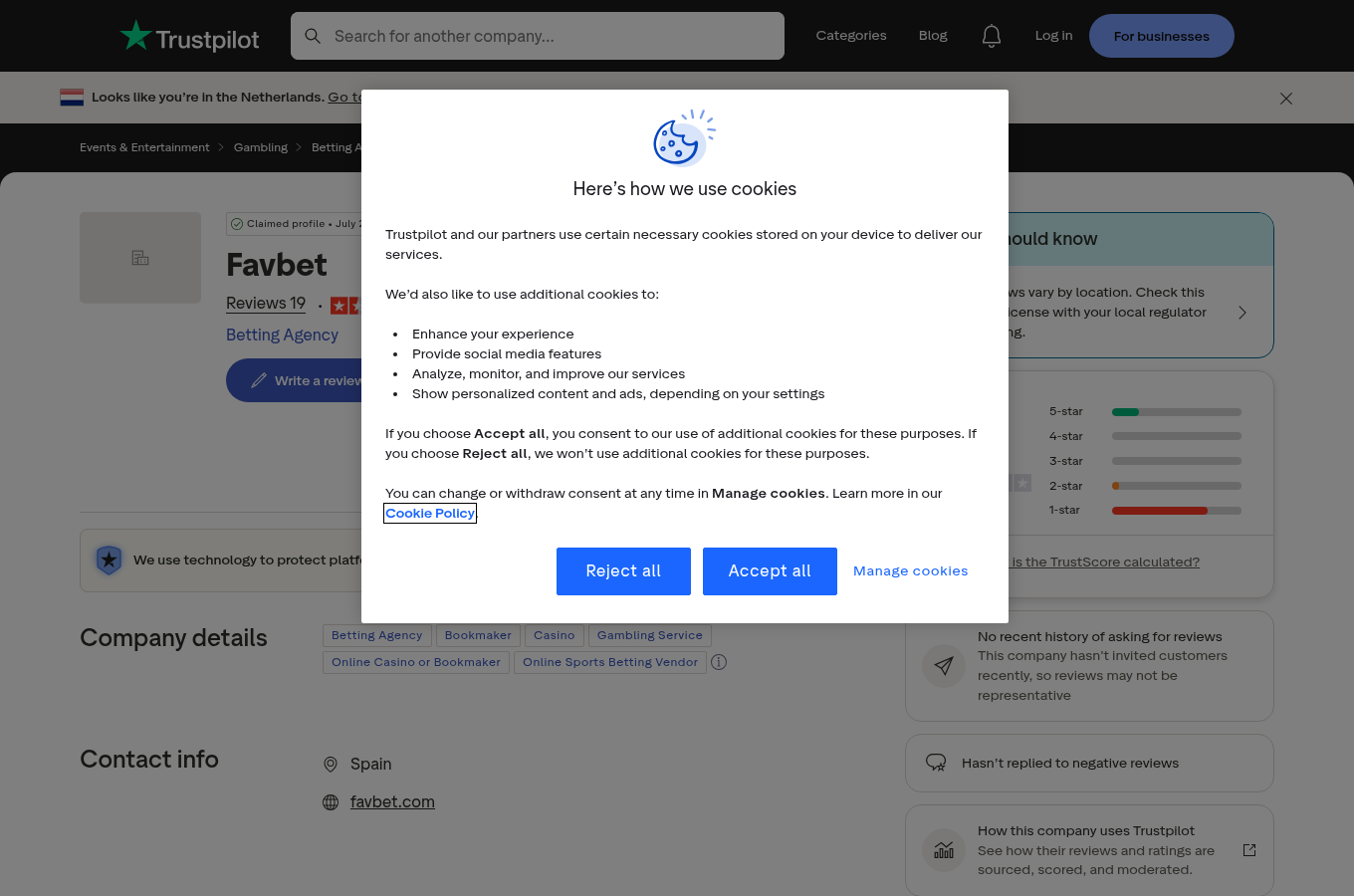 Dated source capture for Favbet